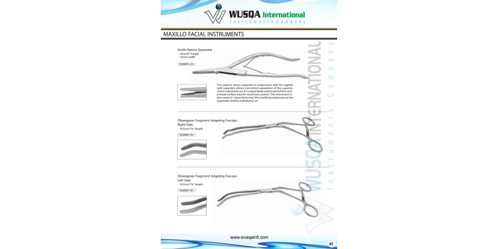 Maxillo Facial Instruments